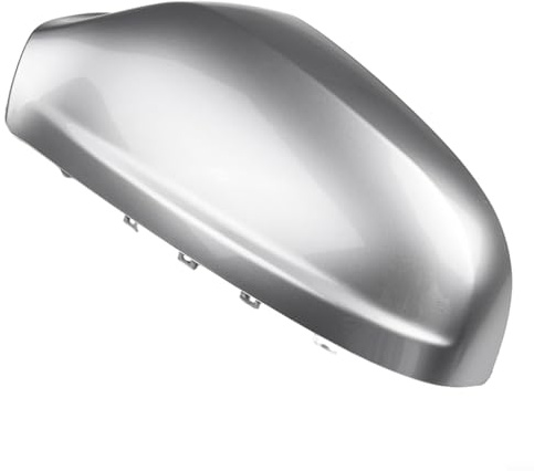 Lawnoval Funda para Espejo Retrovisor para Vauxhall para Opel Astra H MK5 2004-2009, Carcasa de Espejo Retrovisor de ABS Gris Plateado, Tapa de Espejo Exterior para el Lado del Conductor (LH)