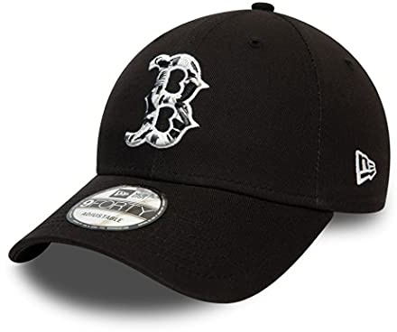 New Era Boston Red Sox MLB Cap 9Forty Basecap verstellbar Kappe Baseball Camouflage Infill schwarz - One-Size
