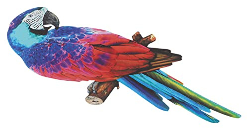 VICASKY Toucan Model Iron Wall Decor Blue Hanging Ornament