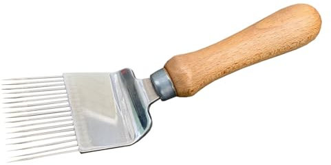 Entdeckelungsgabel mit Holzgriff Imkerei Bienen Waben Rähmchen