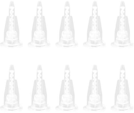 ＡＷＨＡＯ 10 boquillas mezcladoras de epoxi, boquillas mezcladoras para cartuchos de pegamento AB, de resina, 8 Secciones