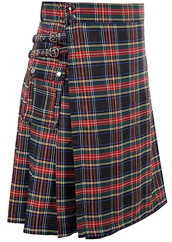 Vestido de novia casual Kilt escocés Tradicional para Hombre - Escocés - Kilt Utilitaire - Kilts Tartan - Kilts de Deporte Utilidad - Falda de Caballero