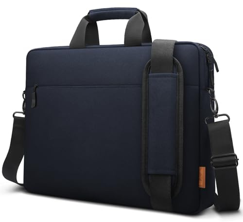 ZYB Laptopväska 15,6 tum 16 tums laptopväska, vattentät notebookväska för 15,6–16 tum Lenovo MacBook Pro 16 15 Lenovo Thinkpad Ideapad ThinkBook HP Dell ASUS etc 15,6–16 laptopfodral blå