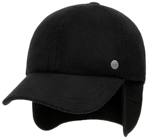 bugatti Windstopper Gore Keps Damer/Herrar - Made in the EU vinterkeps basebollkeps outdoorkeps Sluten på baksidan, med skärm, skärm höst-vinter Höst Vinter - M (56-57 cm) svart
