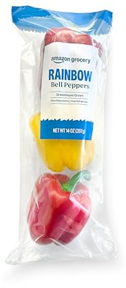 Amazon Grocery, Rainbow Bell Peppers, 3 Ct