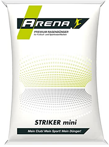 ARENA Rasen Herbstdünger feingranuliert 25kg I kaliumbetonter Rasen Dünger für den Herbst I Mini Granulat I Striker mini 10+0+21(+6 MgO)