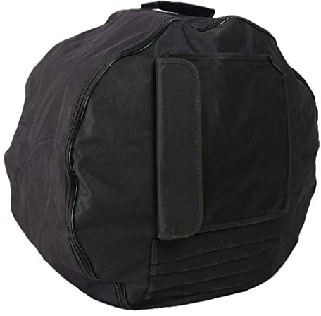Amagogo Tragbarer 22 24 25 Bass Drum Bag Soft Case Rucksack mit Außentasche Und Verstellbarem Doppeltem Schultergurt für Schlagzeuger, 24 Zoll