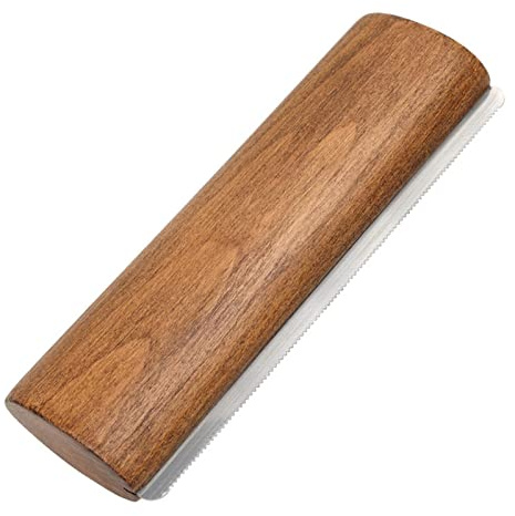 Hästborste i trä – trähäst, trimningsverktyg, träborste för häst | ergonomisk hästträ groomer, hästborste med trähandtag, fällblad för hästar 20 x 6,8 x 3,4 cm