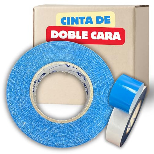 ALFOMBRAS IBERIA Cinta Doble Cara Adhesiva Fuerte para Moquetas Feriales - Cinta Ferial Resistente - Fijación Segura para Eventos y Exposiciones (1ud - 50m)