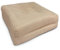 TIENDA EURASIA – Cojín de Suelo Cuadrado | Acolchado | Poliéster | Cojines de Suelo | Medidas 60x60x10 cm | Cojines Exterior Jardín | con Asa de Transporte y Cremallera (Beige)