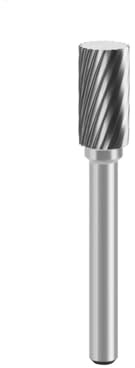 1PC Tungsteno Acciaio Grinder Carburo Rotante Lima Cilindrica Sfera Estremità Fresa Metallo Rettifica Incisione Singola Doppia Scanalatura(A1225M06)