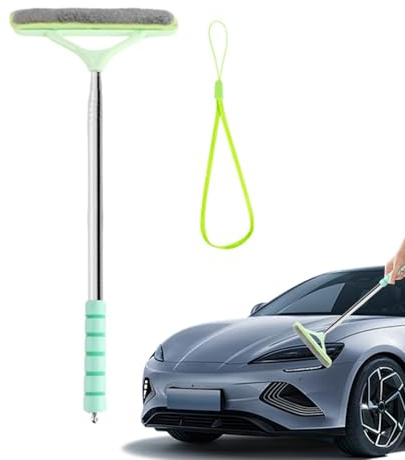 Herramienta limpiacristales | Barra telescópica para limpiaparabrisas, Cepillo de desnebulización de Extensible, para el Cuidado del vehículo, baño, casa, Espejo