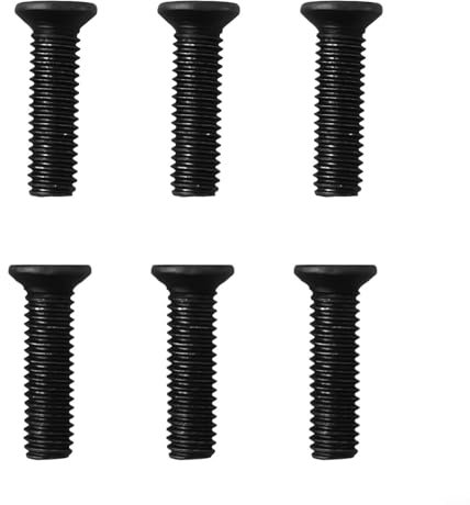 6 tornillos de rosca izquierda M5M6 para montaje rápido del vástago del portabrocas (M6 x 22 mm)