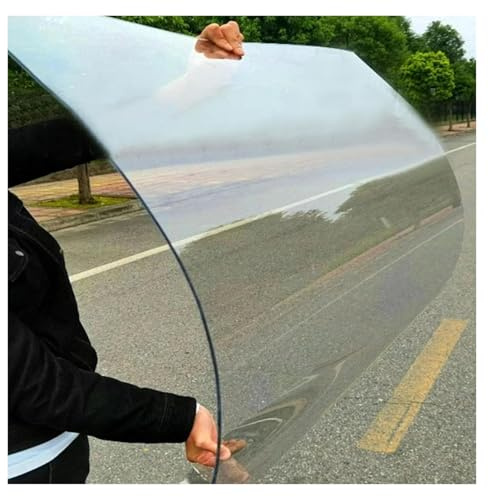 WBBML Láminas Plástico Planchas Flexible Techos Policarbonato Placa Duradera PC Invernadero Agrícola, Invernadero Vegetal(0.6x2m/1.97x6.56ft)