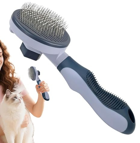 Brosse pour la Perte de Poils des Chiens - Peigne Massant Pour Pelage De Chat - Outil de pour Chien | pour le Sous-Poils pendant le Bain pour les Chiots de Races Moyennes et Grandes pour la Maison et