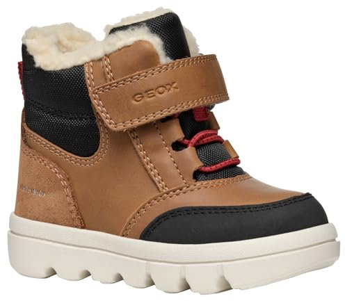 Geox B WILLABOOM Boy B AB Ankle Boot, Tobacco, 25 EU