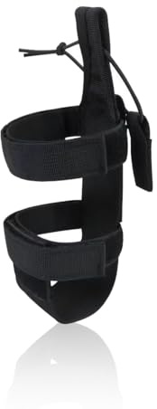 Jeyorzy 1pcs ceinture porte-bouteille en nylon tactique, réglable et portable, pochette de transporteur suspendue