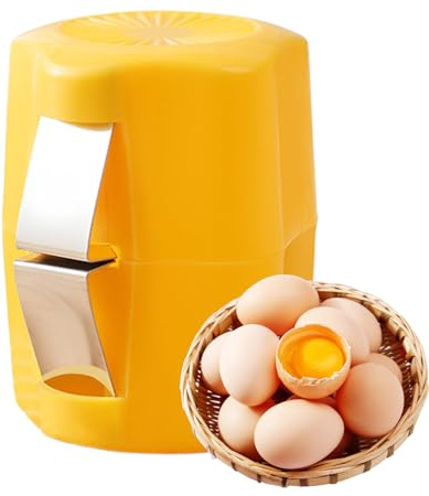 Abridor de cáscaras de huevo, pelador de huevos duros, separador portátil eficiente, cortador de acero inoxidable para cocina, preparación de desayuno, hogar, mujeres y hombres