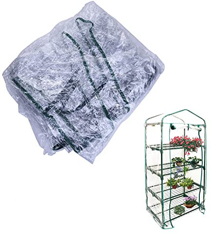 Copertura di ricambio in PVC per serra, accessorio di ricambio (solo copertura, senza mensola e vasi)