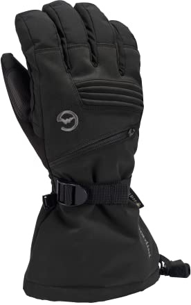 Gordini Men's Standard Gore-Tex Storm Glove, Black/Black, Large