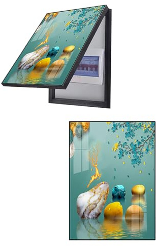 WPJBDS Electric Meter Box Cover Meter Box Decorative Painting Distribution Box Switch Painting Electrical Panel Hide Paintings Electrical Panel Cover Decoration Protection Cover Wall Hanging Painting