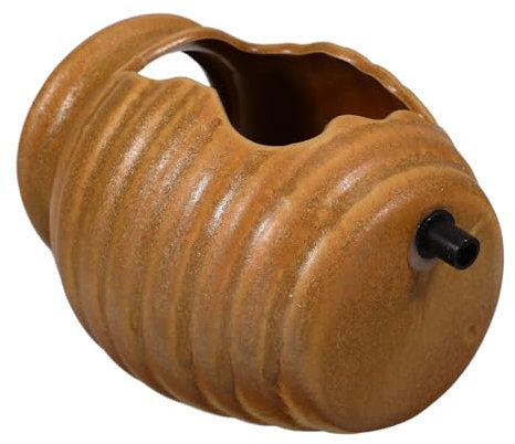 KITANDOVE Eau en Circulation Pot d'argile Fontaine d'eau Extérieure Cracheurs D'Étang Rivière Extérieure Filtre D'Étang Solaire Statue Fontaine d'eau De Piscine Arroseur De Nappe Phréatique