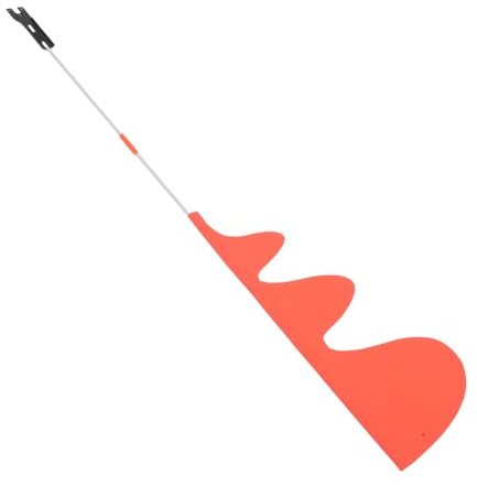 Toddmomy 1set High Visibility Safety Flag for Bike Trailer Weatherproof Fiberglass Pennant Pole Includes Wavy Flags for Enhanced and Visibility