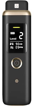 Smart Oral Odor Freshening Detector, Portable Bad Oral Odor Breath Freshening Monitor with 32-bit CPU for Halitosis Detection - Instant VSCs Analyzer, Handheld Bad Breath Checker for Oral Hygiene Care