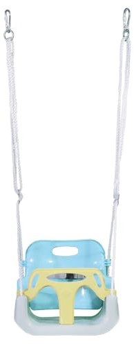 ZERRO Balancoire Bebe Enfant Exterieur/Iintérieur Hauteur Réglable Balançoire Siege 50KG, Jaune