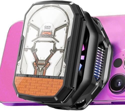 Ventilatore Raffreddante Per Cellulari - Radiatore Magnetico - Radiatore Ricaricabile Smartphone | per Viaggio Ufficio Comodino Casa Streaming e Videochiamate