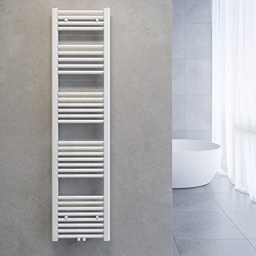 Handtuchtrockner Heizkörper Bad Mittelanschluss Handtuchwärmer Badheizkörper Weiß Gerade 40 * 160cm
