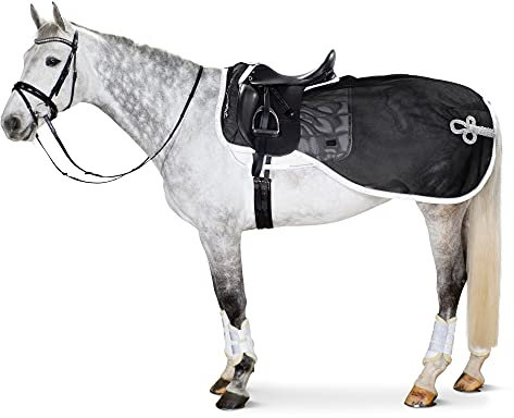 Eskadron Fly Dura Ausreitdecke Pure schwarz - XL