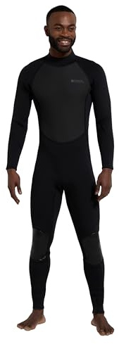 Mountain Warehouse Mens Full Length 2.5/2mm Wetsuit | Sun UV Protection with UPF50+, Neoprene One Piece Swim Suit with Flat Seams, Easy Glide Zip, Ideal for Beach and Surf