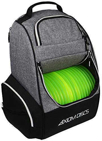 Axiom Discs Shuttle Disc Golf-Rucksack, Grau meliert