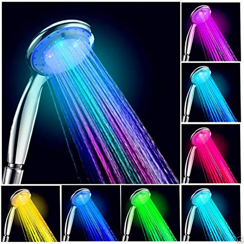 QTYQWC Garcan Handheld LED Baño de baño Color de la Cabeza de Ducha Cambio de Ducha Led