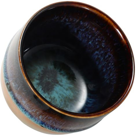 Mikinona Taza Cerámica Taza de Café Vintage sin Asa Rústico y Hogar Oficina y Casa