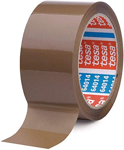 tesa 64014 Klebeband Paketklebeband Packband 66m x 50mm (72 Rollen, Braun)