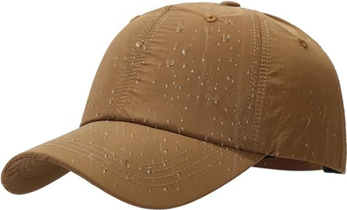 Casquettes de Baseball Imperméable Homme Femme Réglable Sport Extérieur Chapeau Soleil Casquettes de Golf Respirant Casquettes Visières Séchage Rapide Chapeau de Pluie