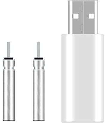 Rurunklee Batteria Galleggiante Da Pesca Elettronico CR425 Caricabatterie USB Ricaricabile per Pesca Notturna, Bastone Luminoso
