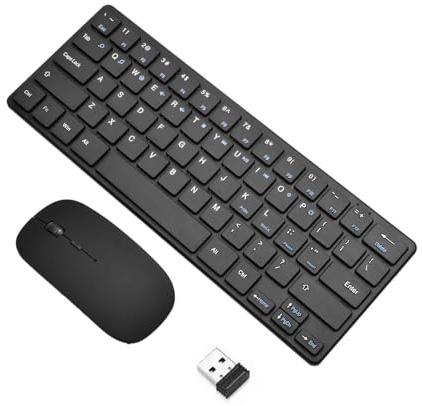 Trådlöst tangentbord och muskombo – trådlöst bluettooth | tangentbordsuppsättning, inmatningsenheter och ergonomiska inmatningsenheter, uppladdningsbart kombinationsset