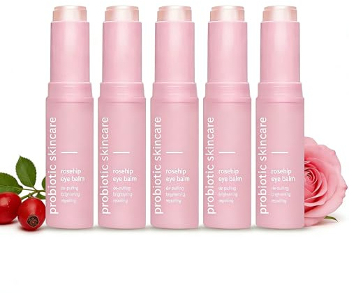 Eye Stick, Rosehip, 3 g, Hydrating Multi Balm for Dark Circles and Puffiness, Hydrating Eye Stick, Anti-Wrinkle Fades Fine Lines, Firms & Moisturises (5)