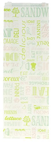 García de pou Sacs Baguettte Garni ''Parole'' 34 G/M2 12+4X35 Cm Blanc Parch.Ingraissable - 500 unités