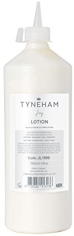 TYNEHAM Joy Hand and Body Lotion 1000ml Refill Bottle – Natural Body Moisturiser for Women, Hydrating Vegan Hand Cream Pump, Cruelty-Free Lotion with Essential Oils, Refillable Pump, Made in England
