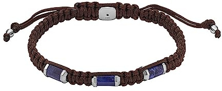 Fossil Armband für Männer All Stacked Up, Sodalith Station Armband, Länge: 250mm, Breite: 8mm, JF04470040