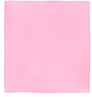 JOPHY & CO. Bandanas unisex 100% algodón con motivo paisley y un color, pañuelo para el pelo/cuello/muñeca/cabeza, COD.644 (Rosa)