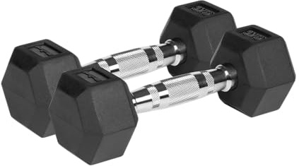Rebel gjutjärn hantel gummerad HEX 2 x 3 kg RBA-2325-03