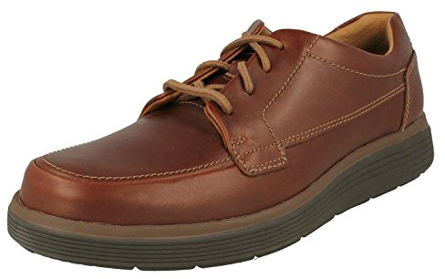 Clarks Un Abode Ease Mens Dark Tan Lea, 9
