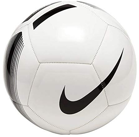 Nike Unisex-Adult Pitch Team Soccer Ball SC3992 white/black 5