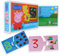 Barbo Toys - Peppa Wutz - Zählen Lernen für Kinder ab 3 Jahren - Kinderpuzzlespiel mit 10 Minipuzzles - Lernspiele ab 3 Jahre - Peppa Pig Lernspiele für Kinder - Offizielles Peppa Wutz Spielzeug