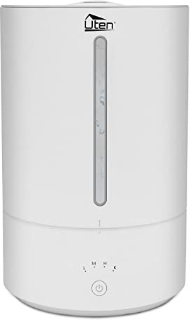 Humidificateur D'air 5L, Humidificateur à Brume avec 3 Mode Brume Réglable Silencieux Mode Veille Temps Réglable